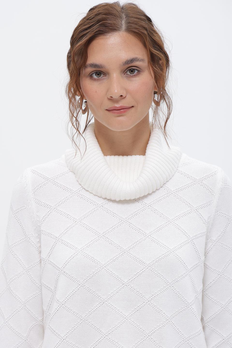 Пуловер Gollehaug с ромбами