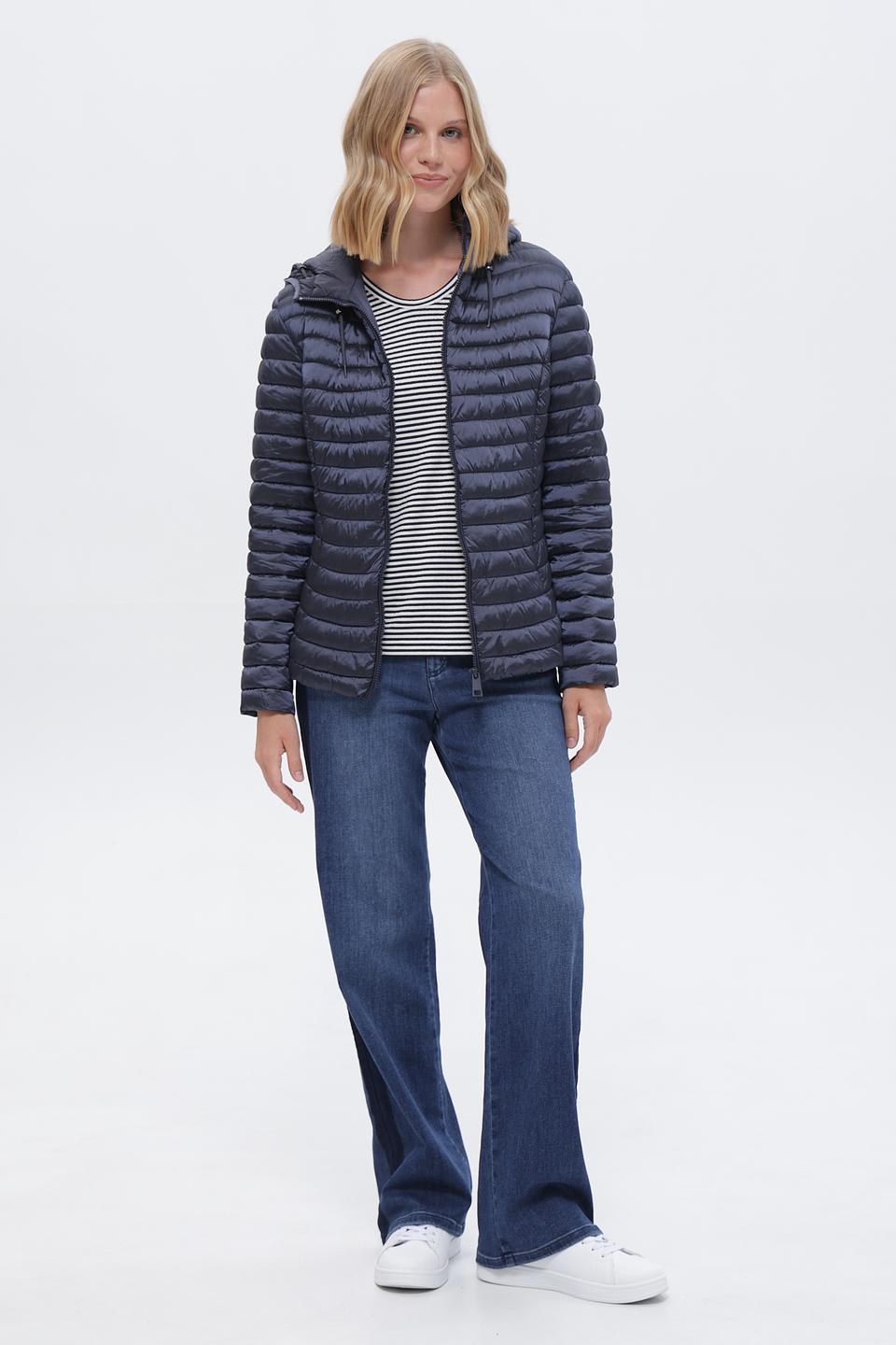 Куртка Lebek стеганая тёмно-синяя