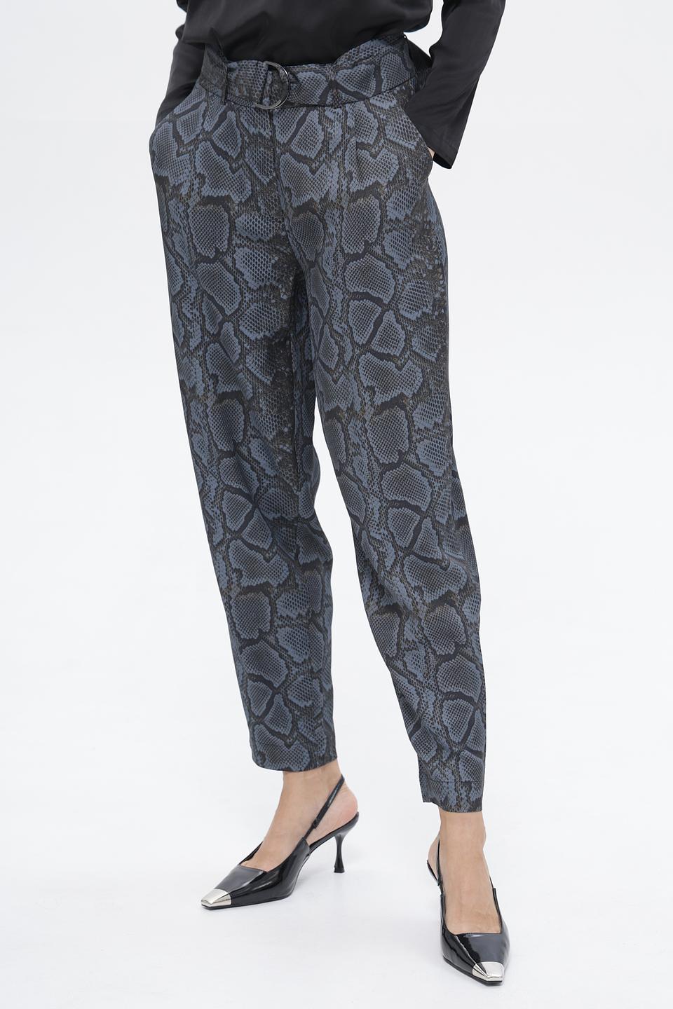 Брюки Catnoir с принтом reptile