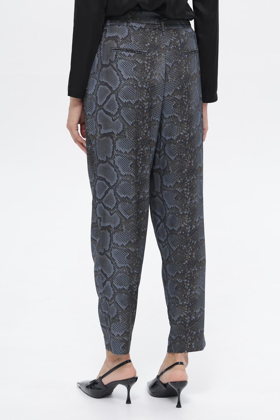 Брюки Catnoir с принтом reptile