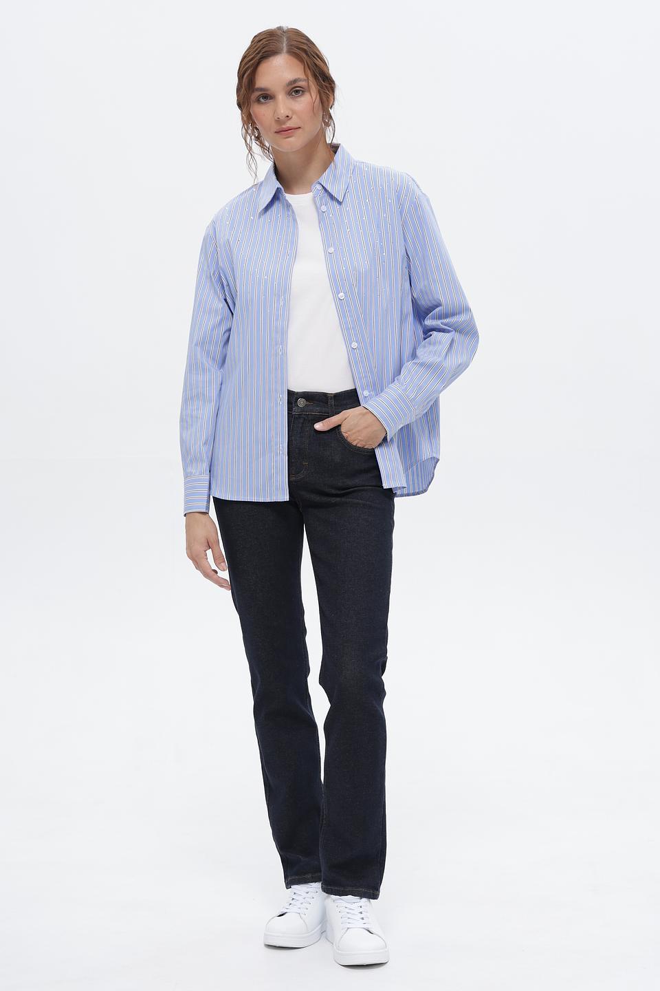 Джинсы Angels классические тёмно-синие