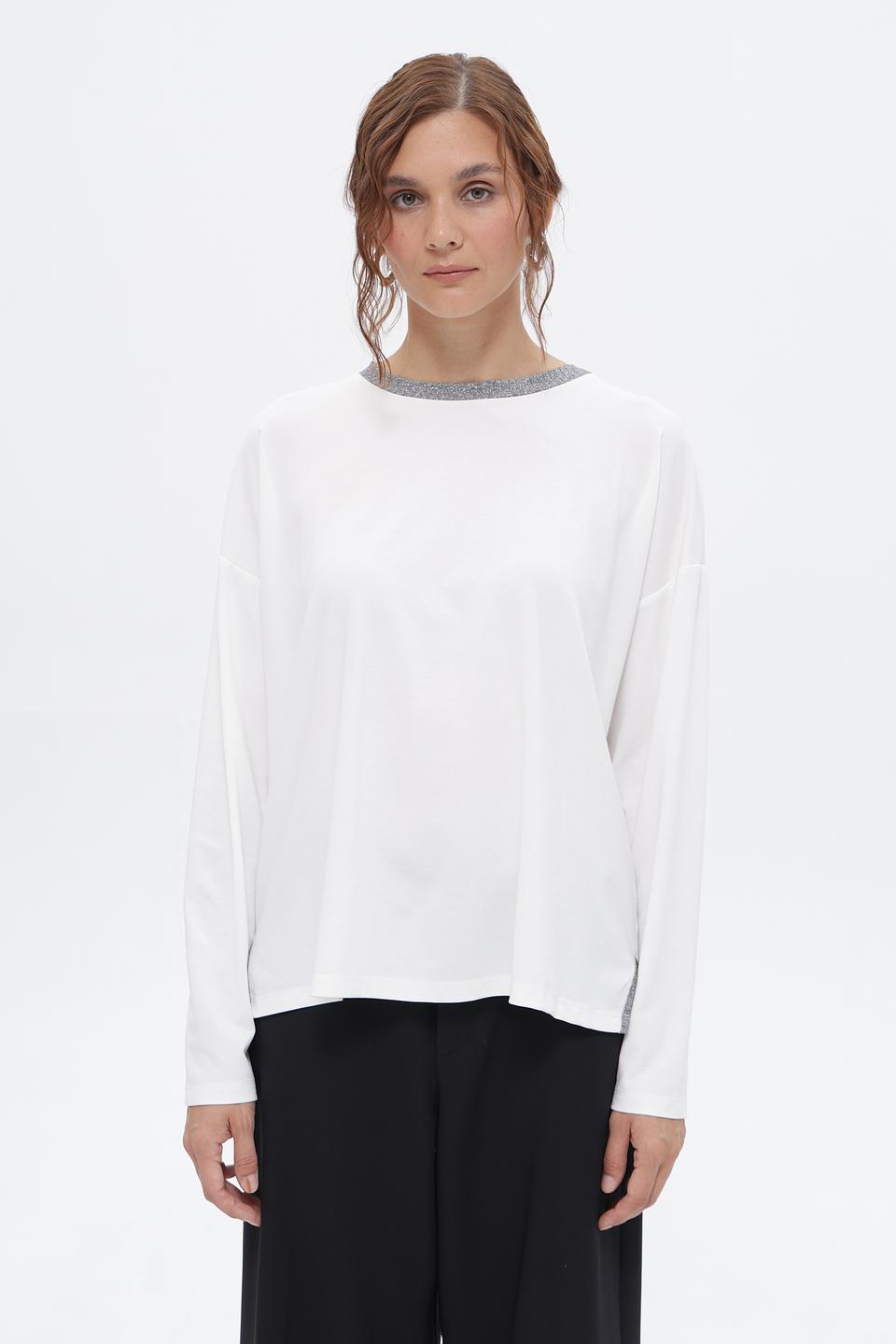 Блузка Croche с отделкой