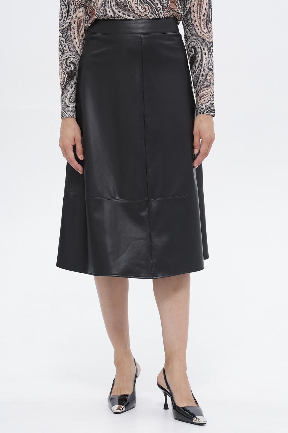 Юбка-трапеция Lebek чёрная