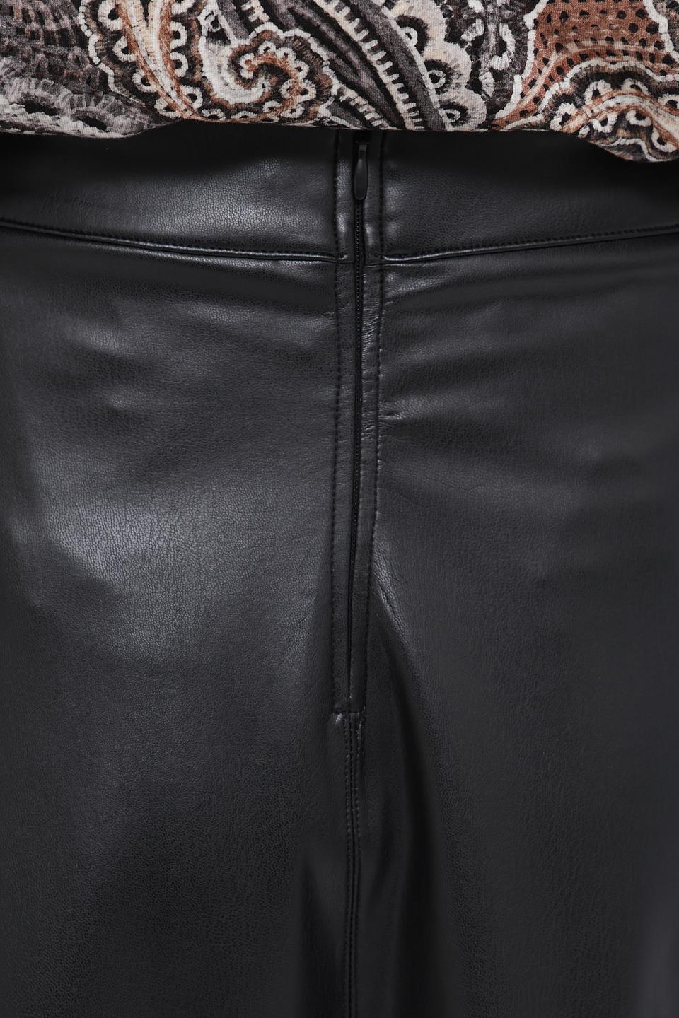 Юбка-трапеция Lebek чёрная