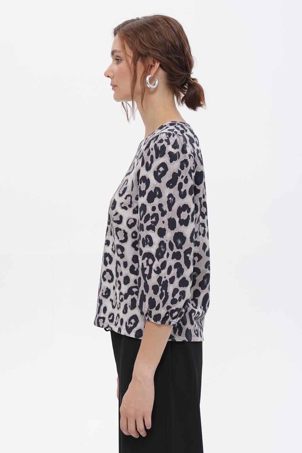 Футболка Monari с леопардовым принтом