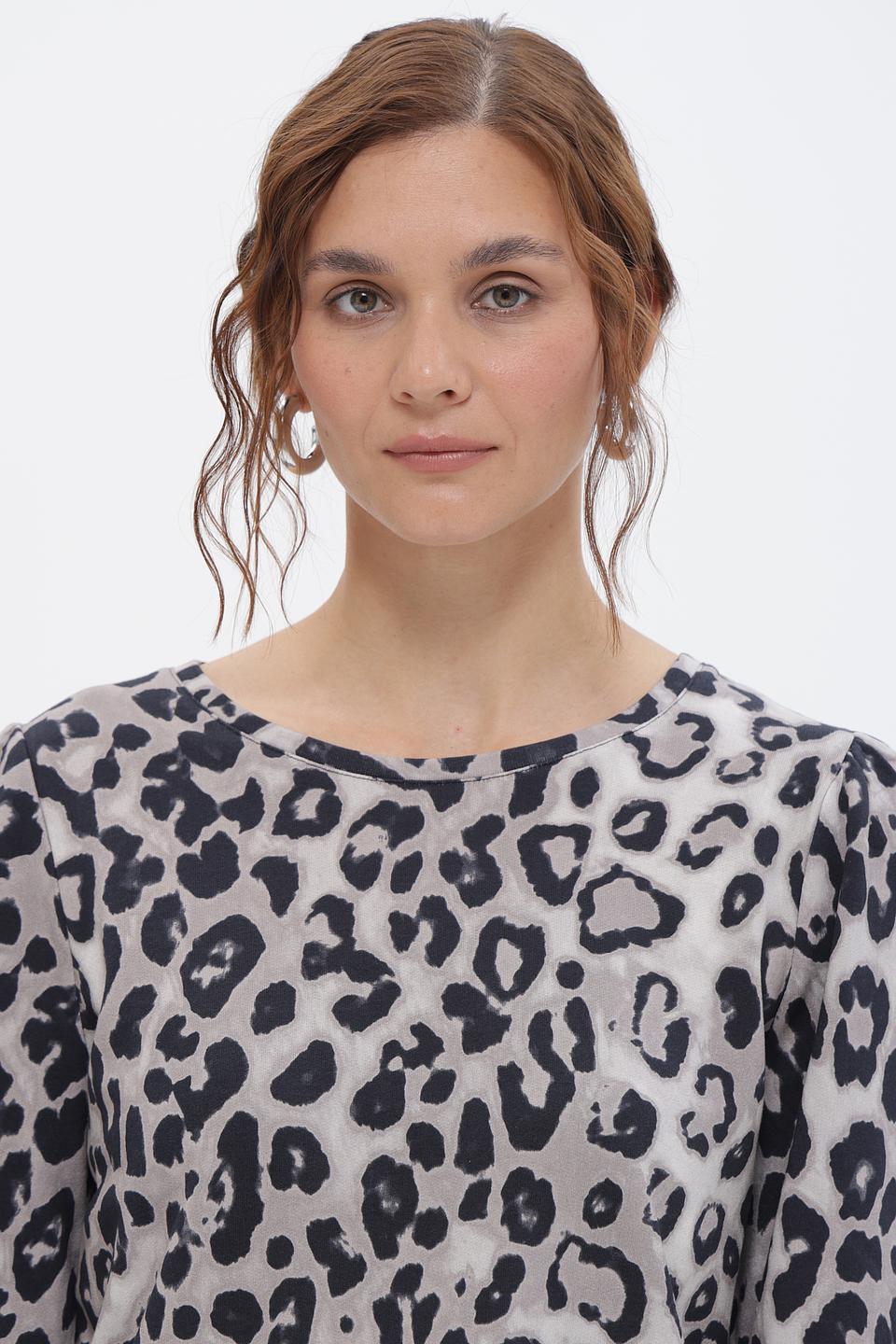 Футболка Monari с леопардовым принтом
