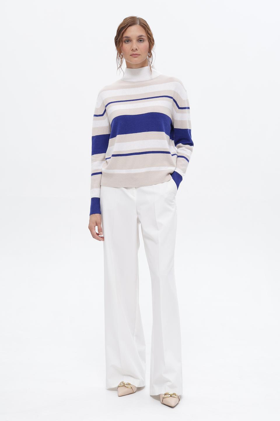 Пуловер Pezzo в полоску