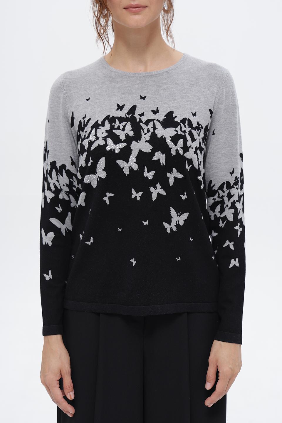 Пуловер Just Valeri с бабочками