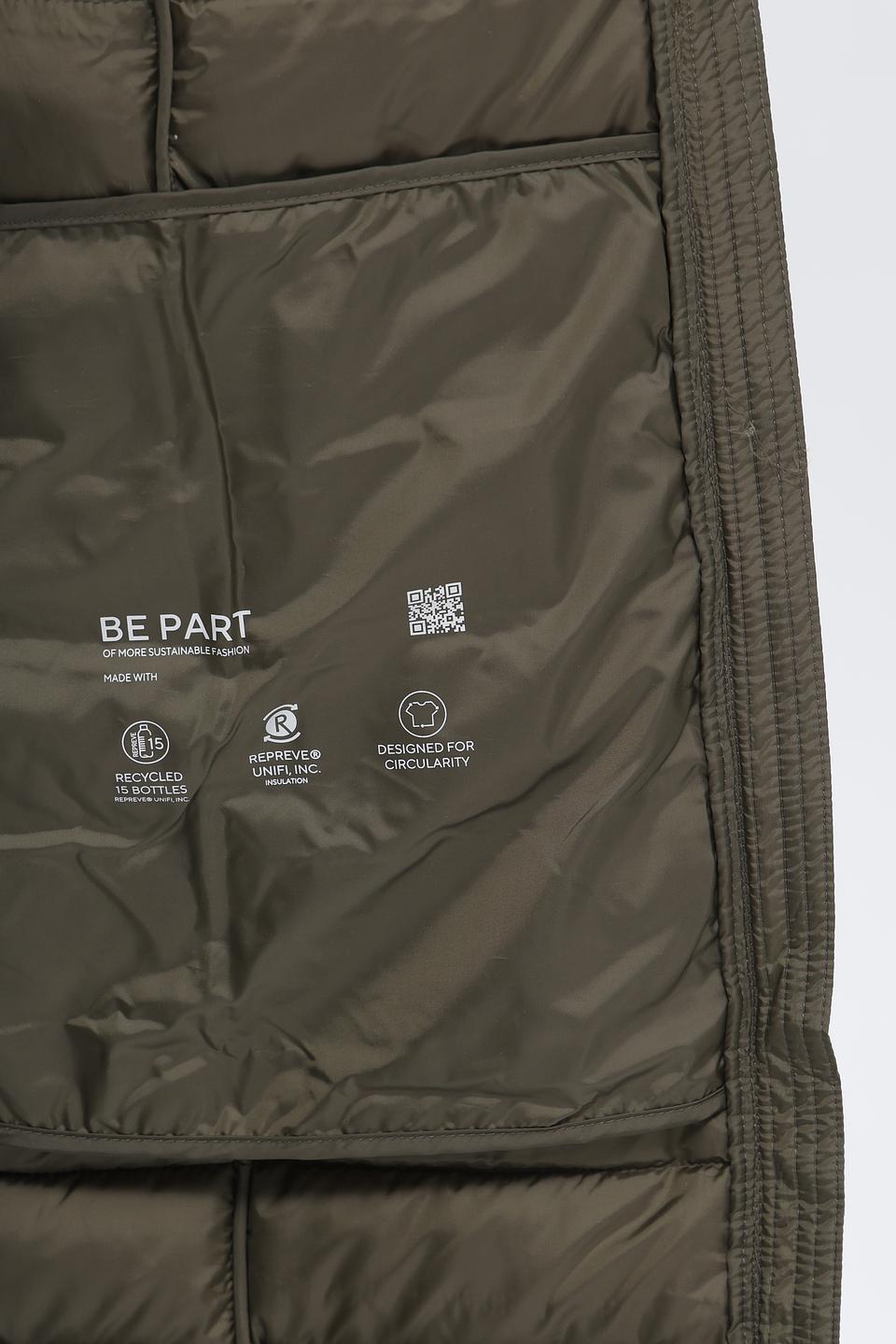 Пальто стеганое Tom Tailor оливковое