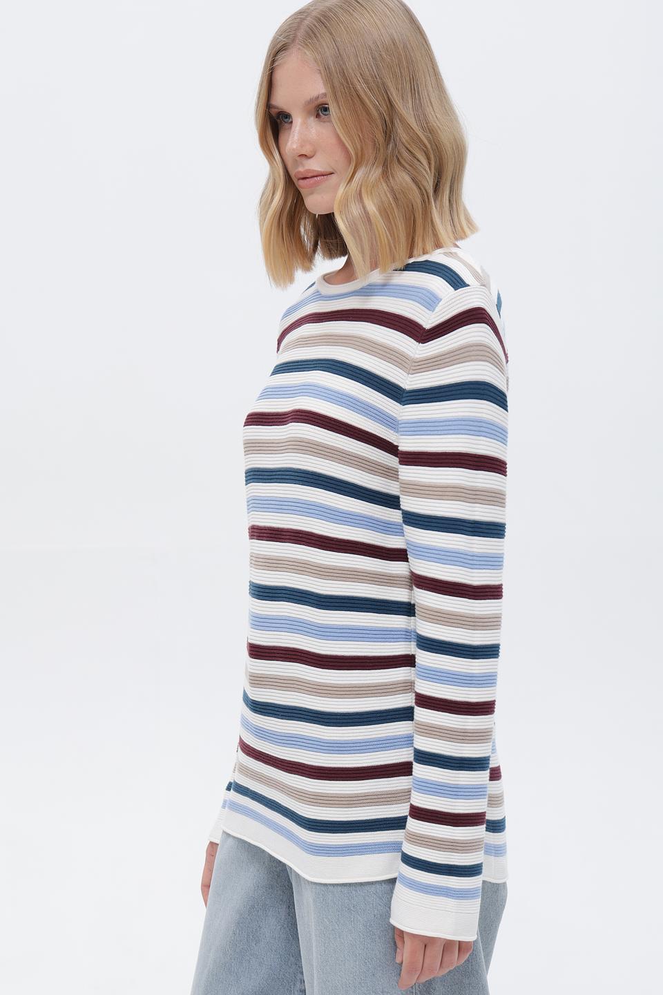 Пуловер Tom Tailor в полоску