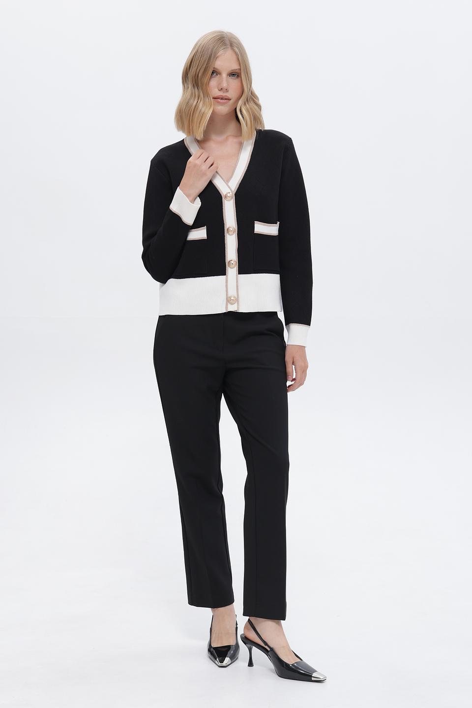 Жакет Passioni с контрастной отделкой