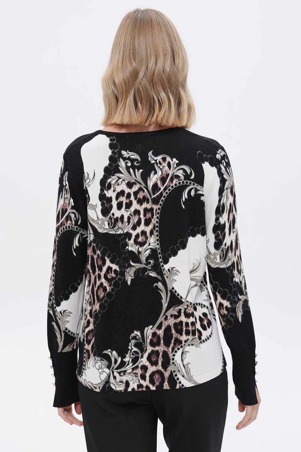 Пуловер Passioni с принтом