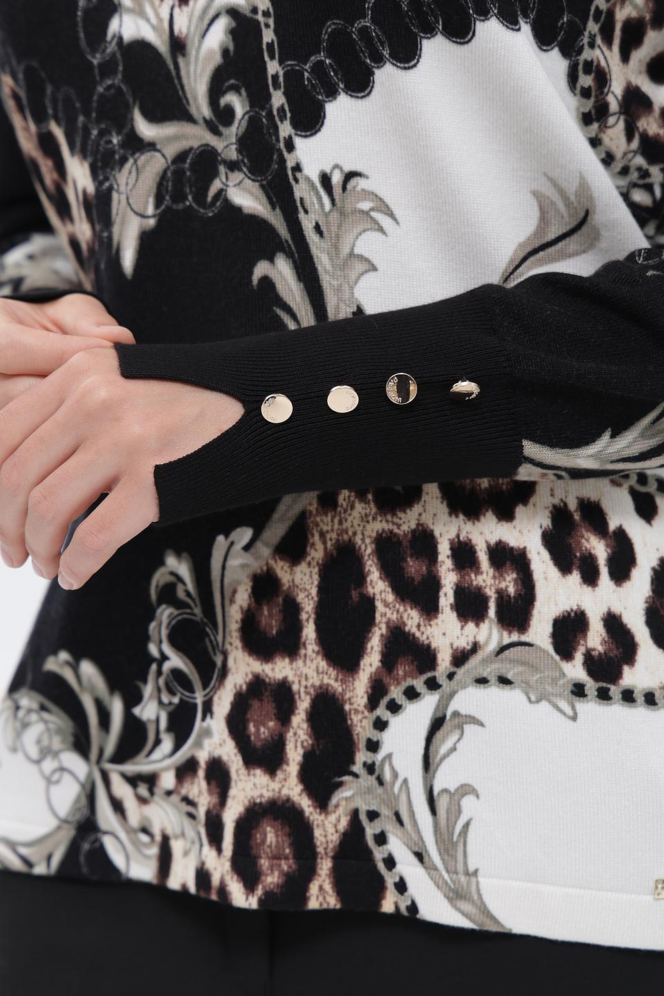 Пуловер Passioni с принтом