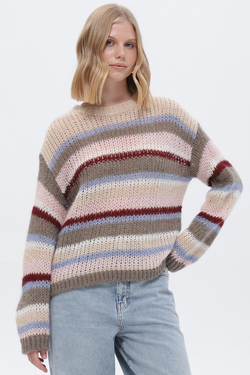 Пуловер Cinque в полоску