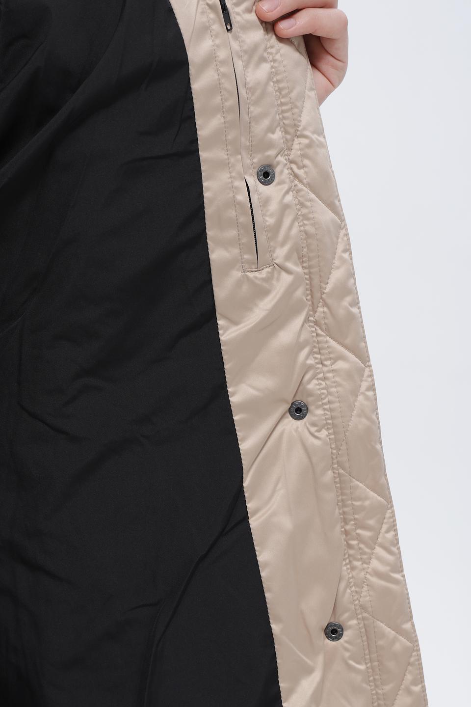 Куртка District стеганая бежевая