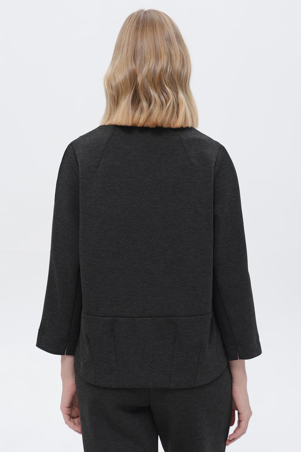 Пуловер Rich and Royal серый