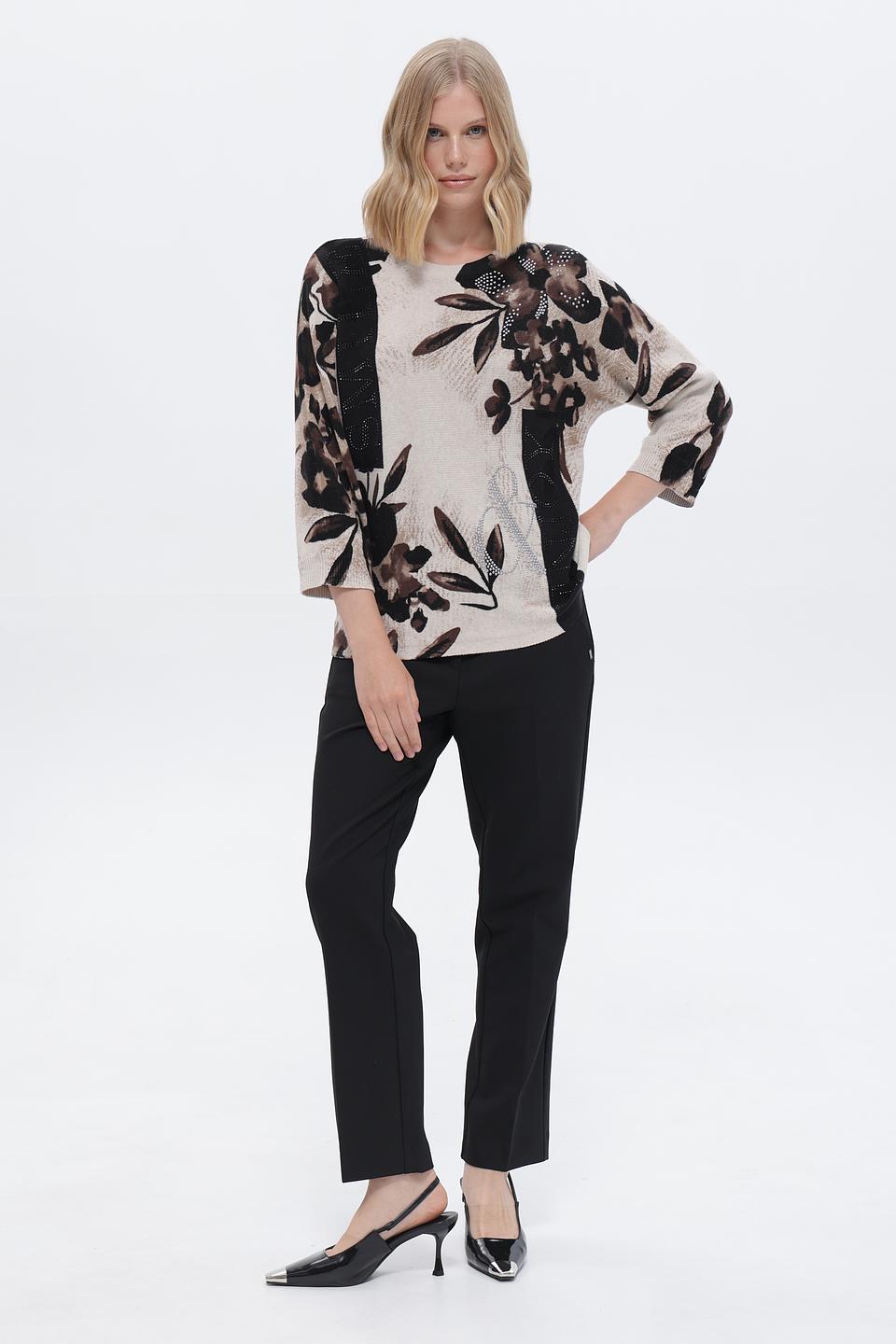 Пуловер Betty Barclay с цветочным принтом