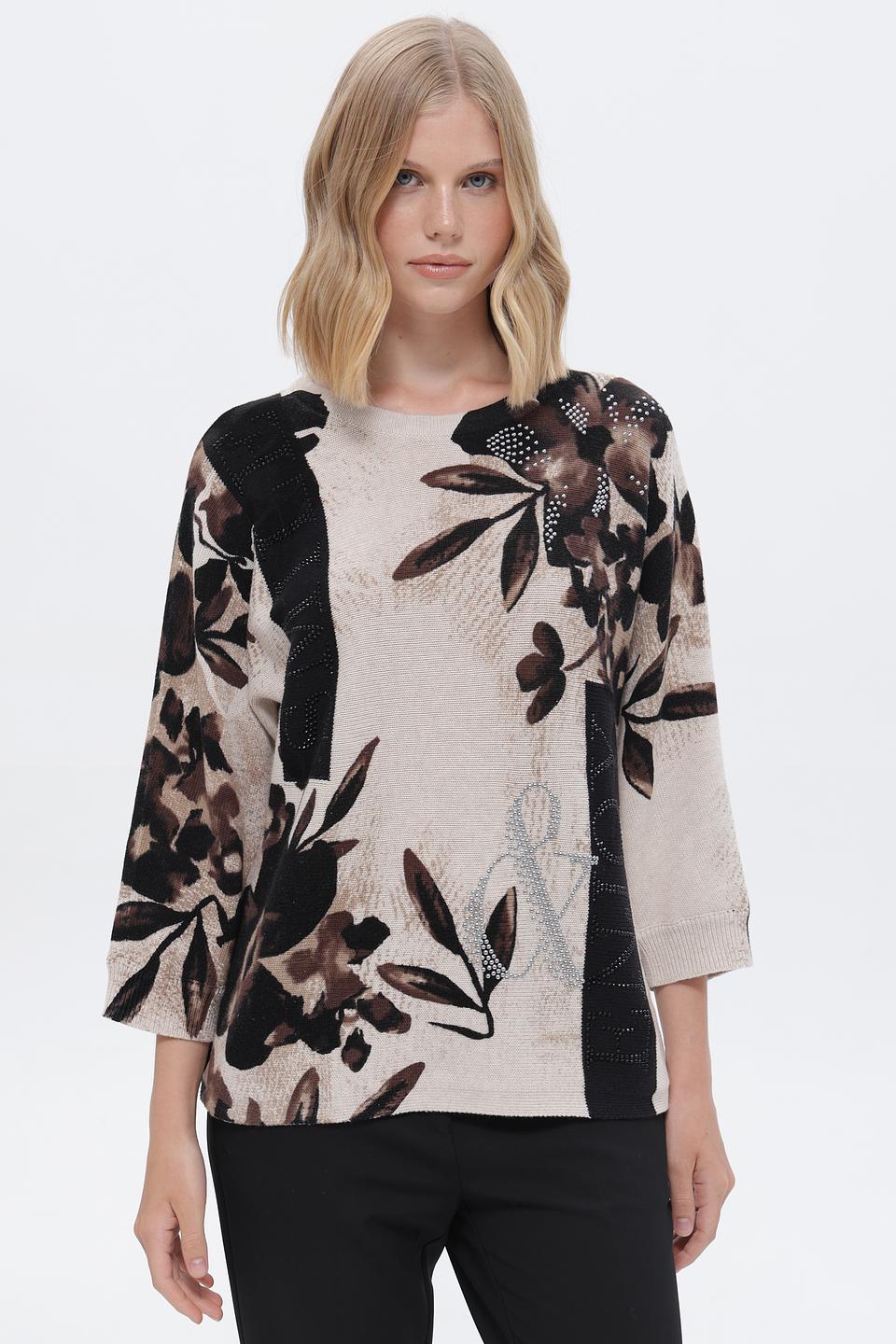 Пуловер Betty Barclay с цветочным принтом