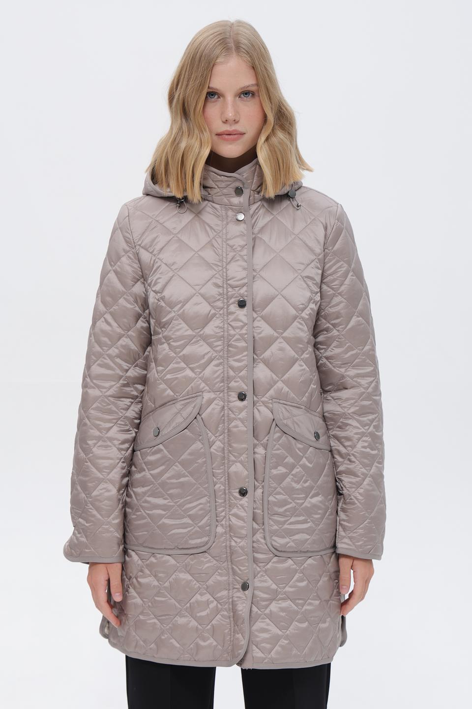 Куртка стеганая Betty Barclay серая