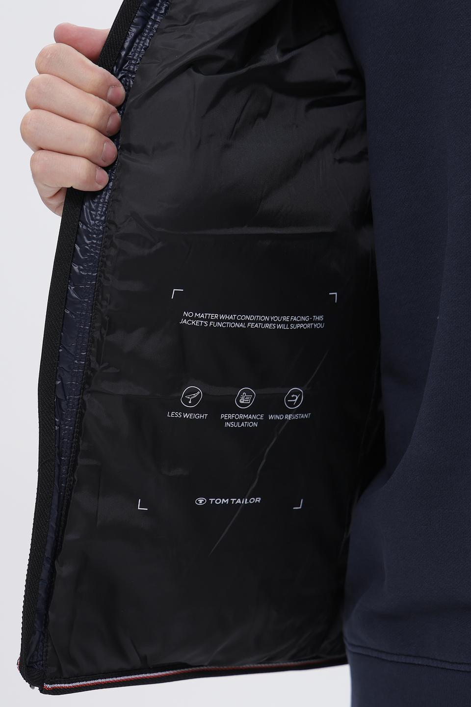Жилет стеганый Tom Tailor синий