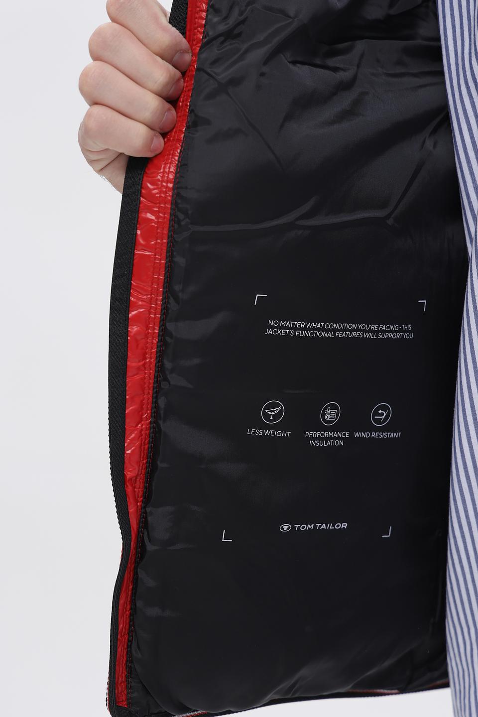 Жилет стеганый Tom Tailor красный