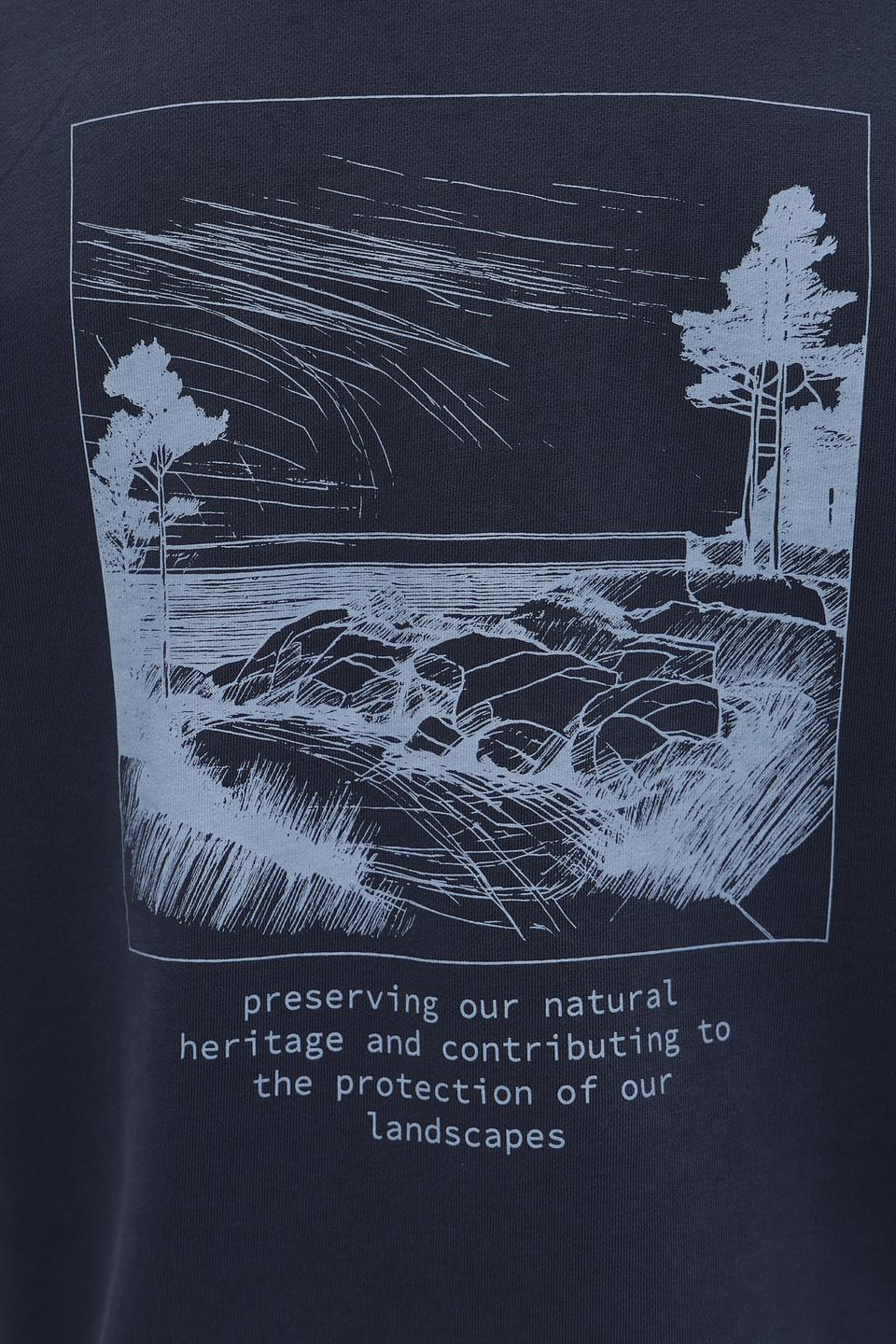 Джемпер Marc O Polo синий с принтом