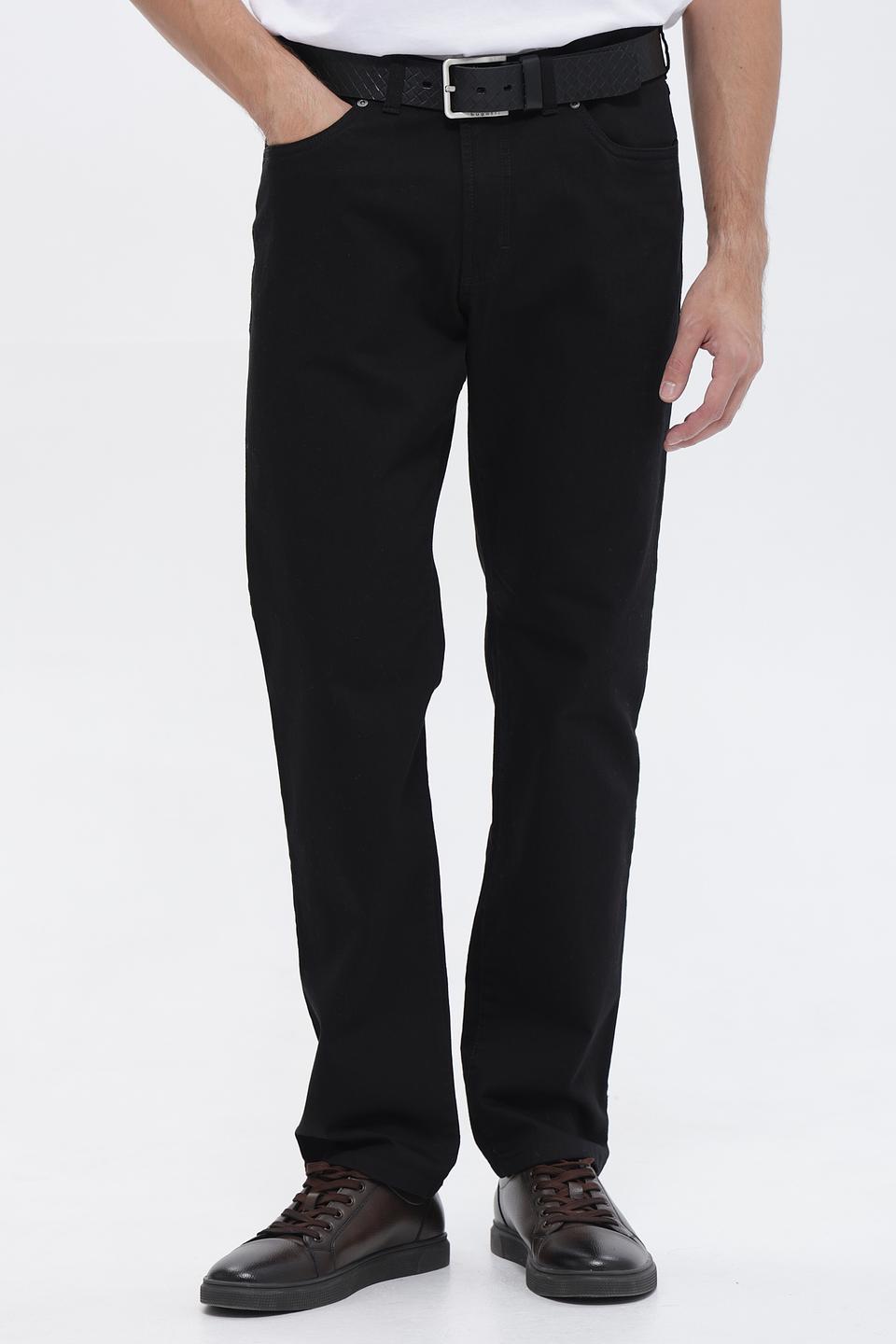 Ремень Bugatti ACC чёрный плетёный