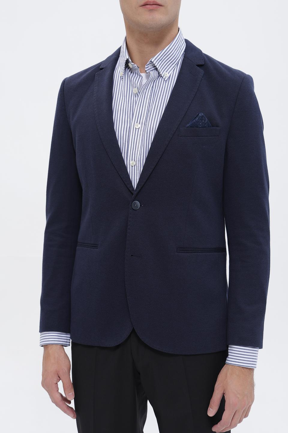 Пиджак Calamar синий приталенный