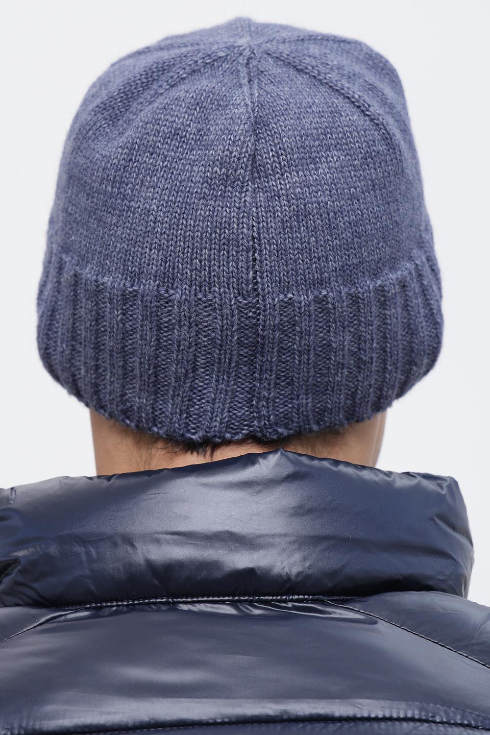 Шапка ADL man вязаная серая