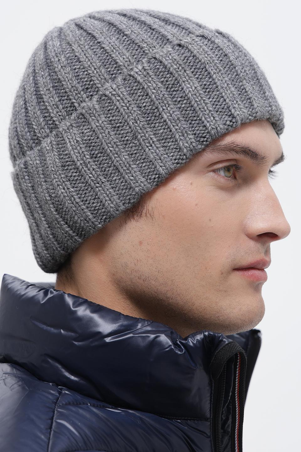 Шапка ADL man серая с косой