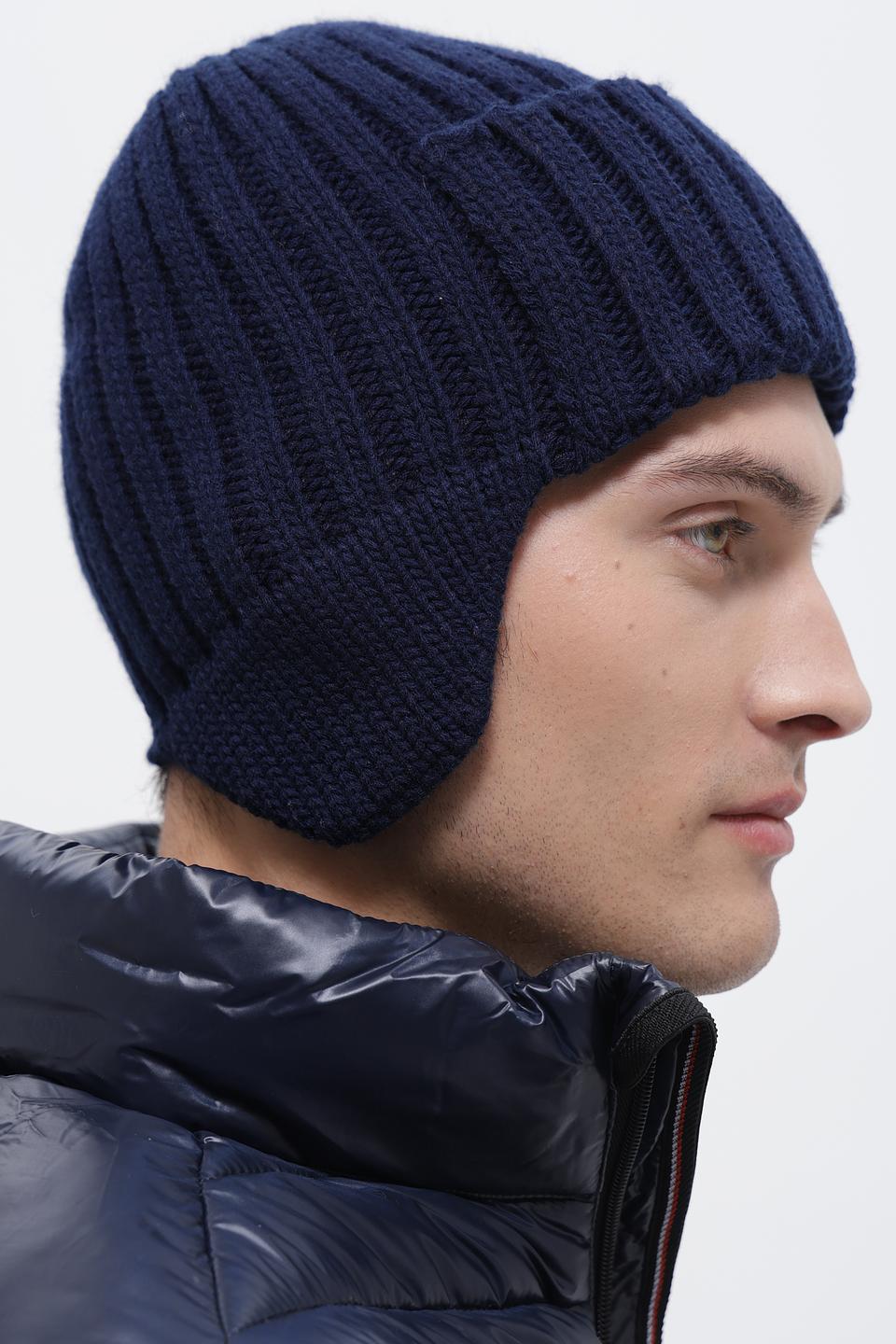 Шапка ADL man вязаная с ушами