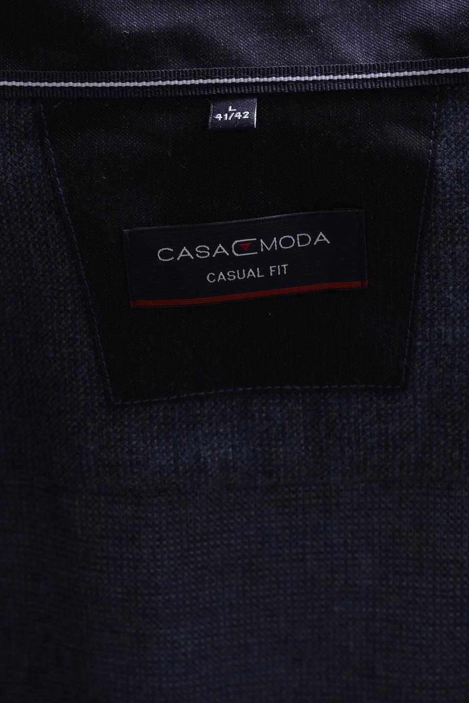 Рубашка Casa Moda дл. рукав синяя