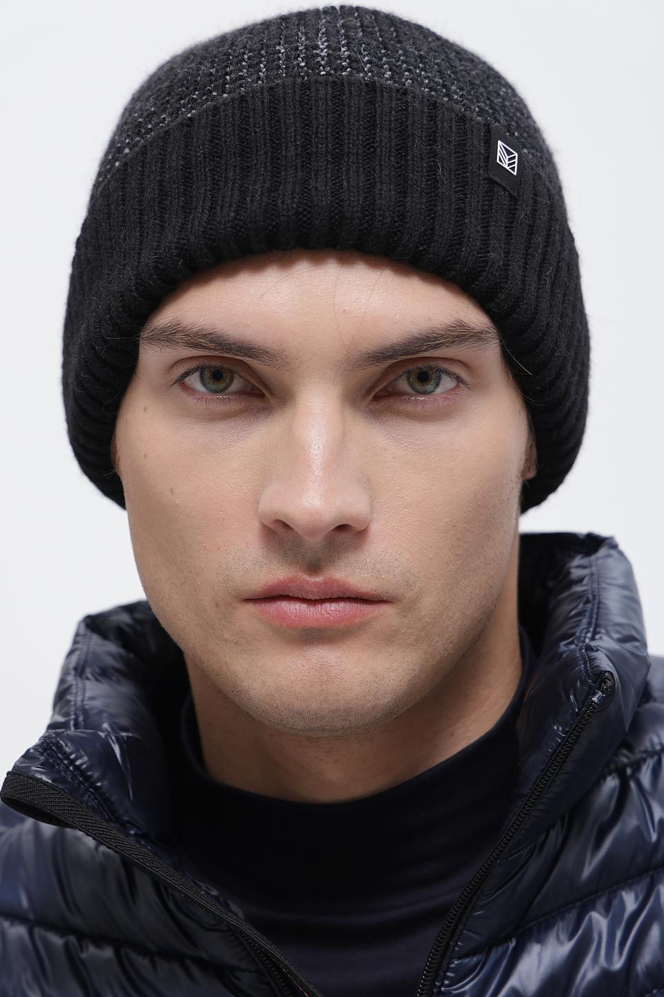 Шапка Marhatter мужская чёрная