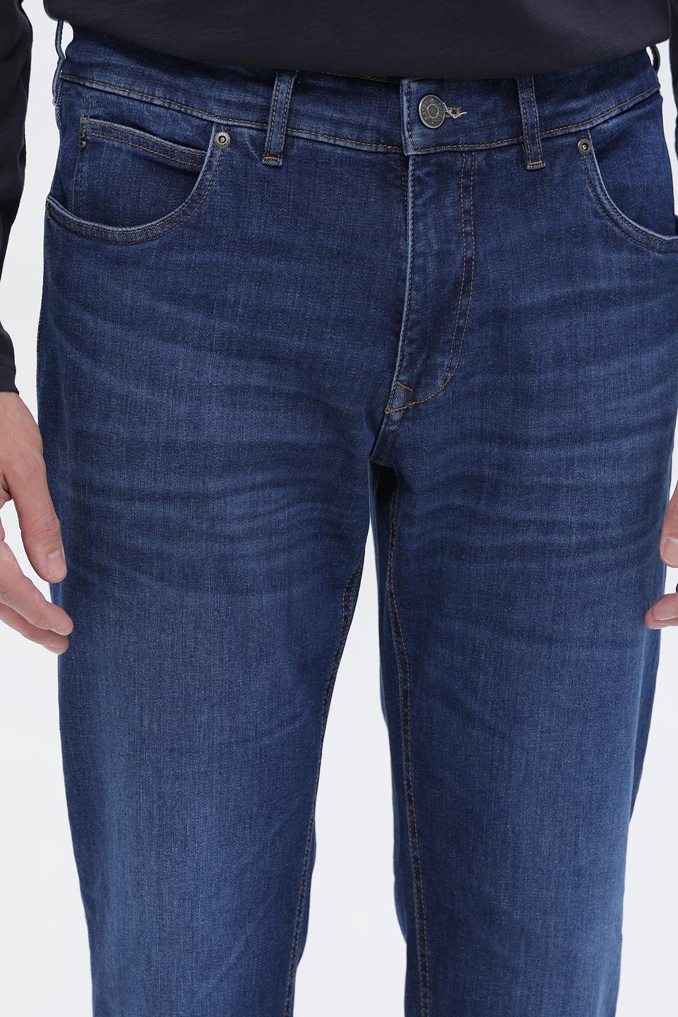 Джинсы Gardeur синие прямые