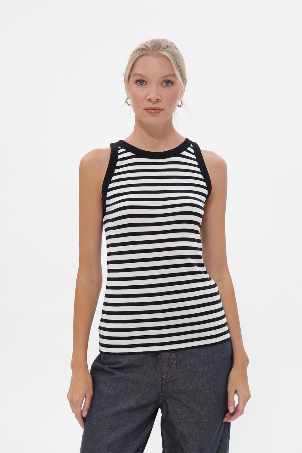 Топ Marc O Polo в полоску