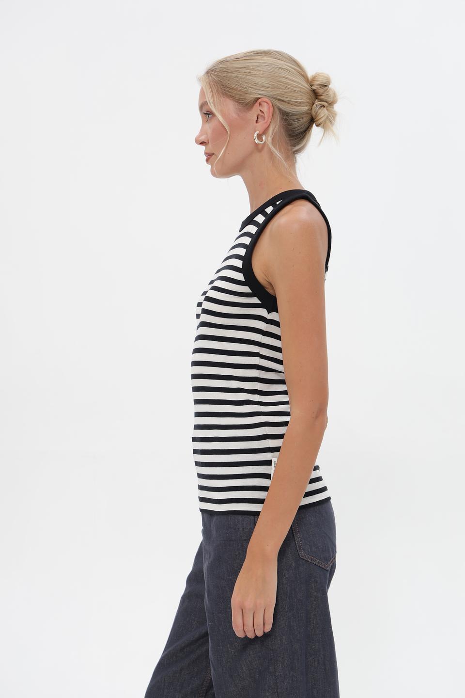 Топ Marc O Polo в полоску