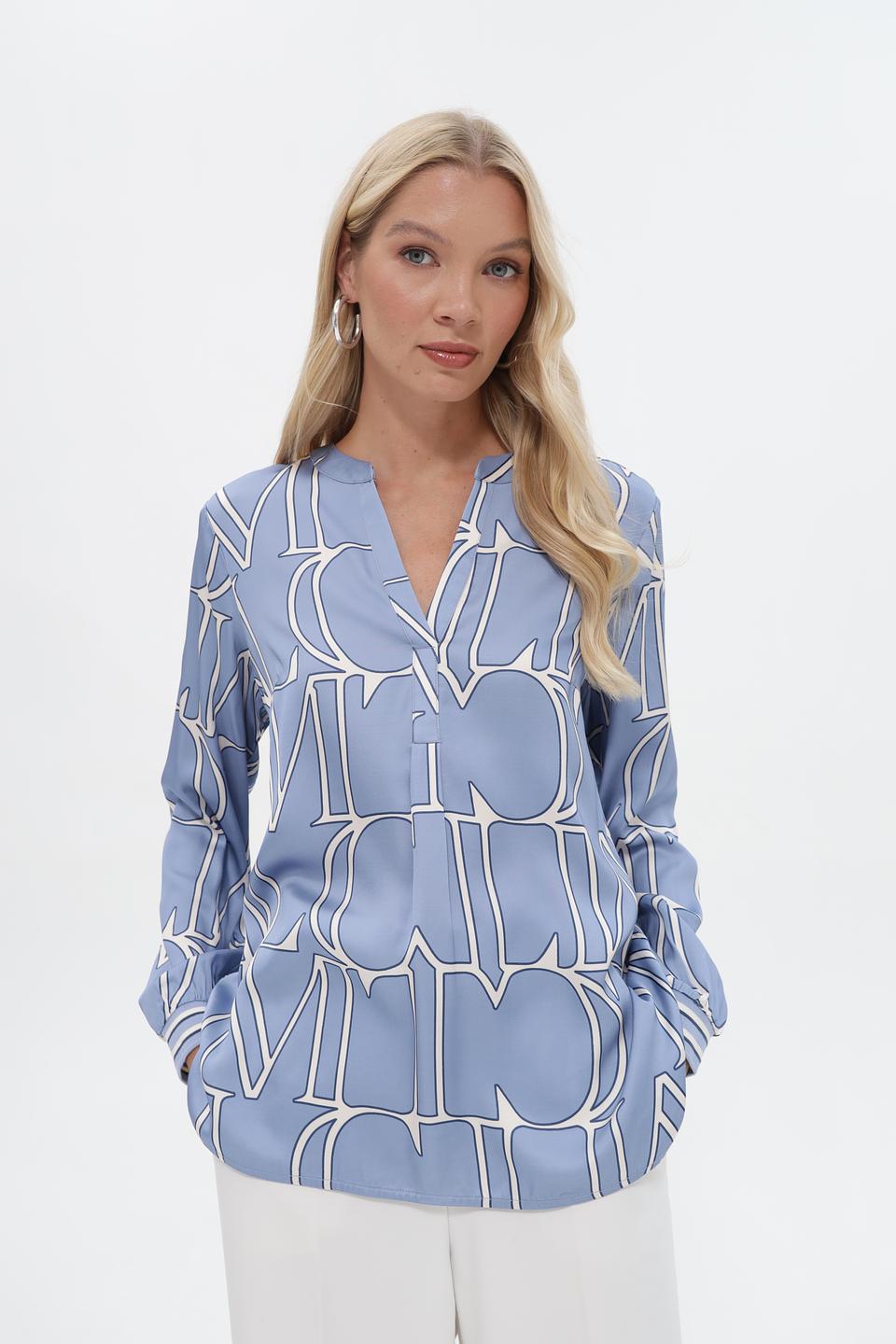 Блузка Lecomte с принтом