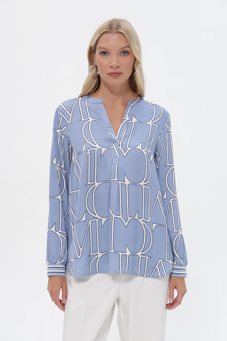 Блузка Lecomte с принтом