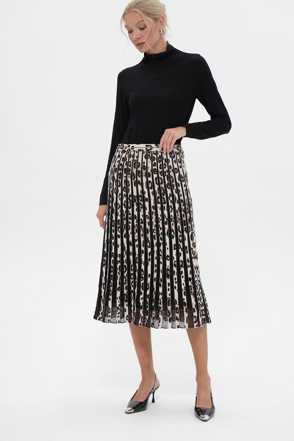Юбка Marc Cain с леопардовым принтом