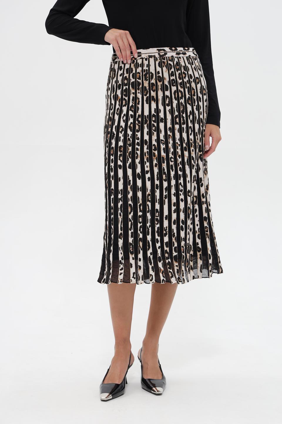 Юбка Marc Cain с леопардовым принтом