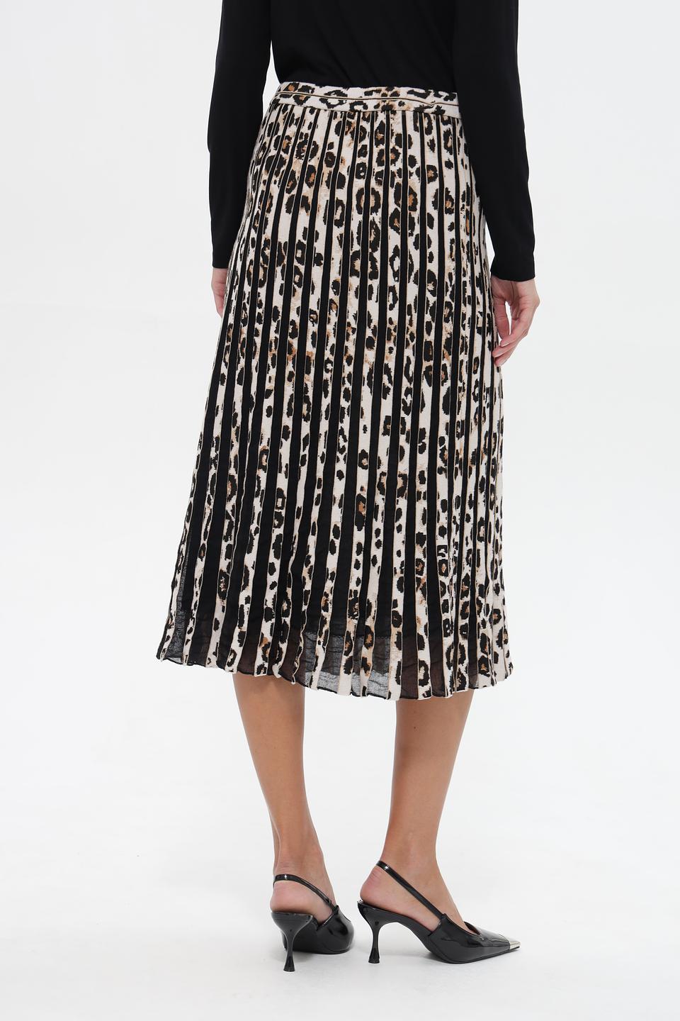 Юбка Marc Cain с леопардовым принтом