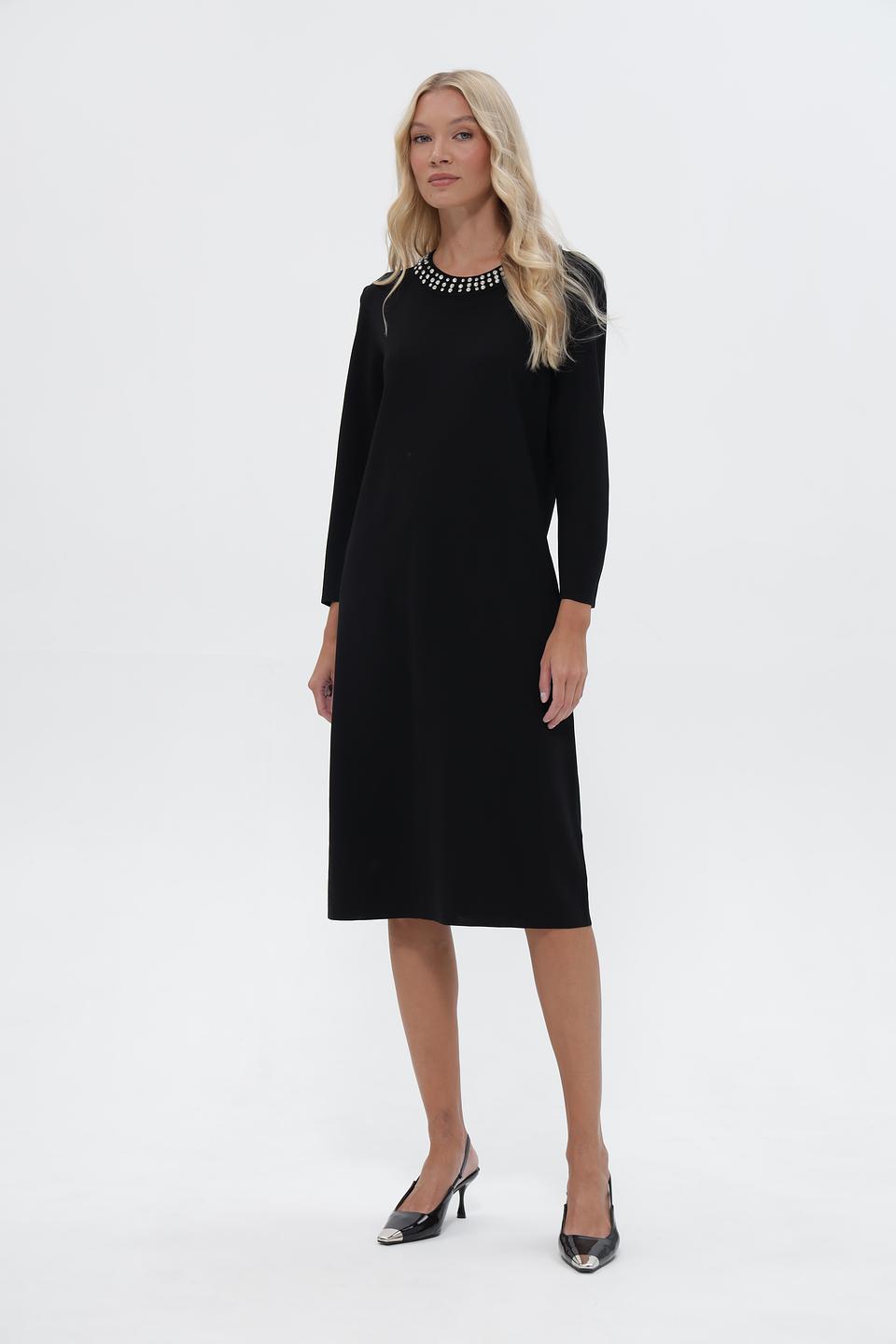 Платье UNQ с жемчужным декором