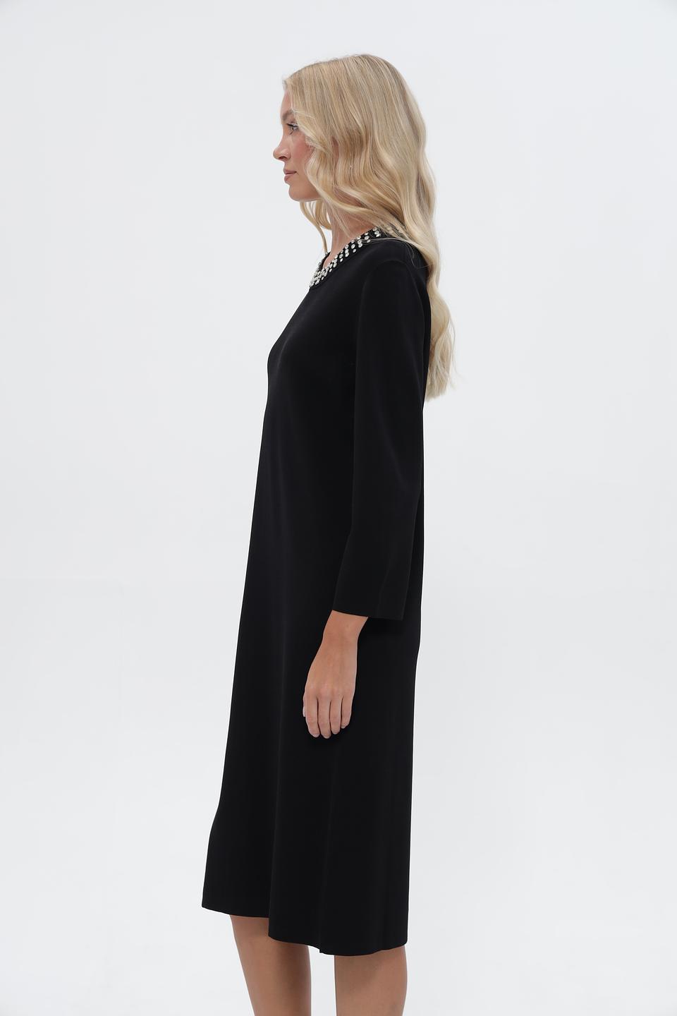 Платье UNQ с жемчужным декором