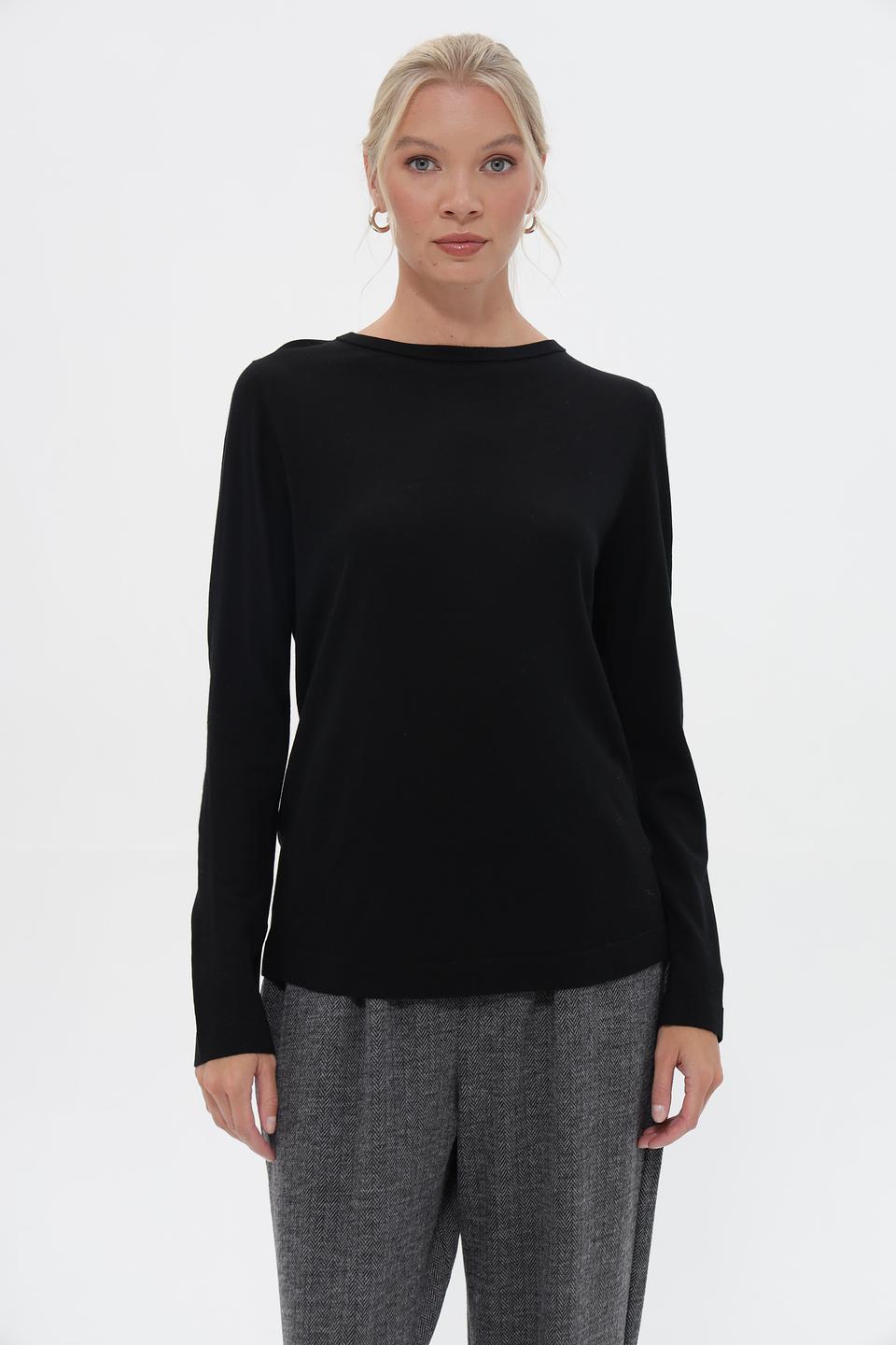 Пуловер UNQ женский черный