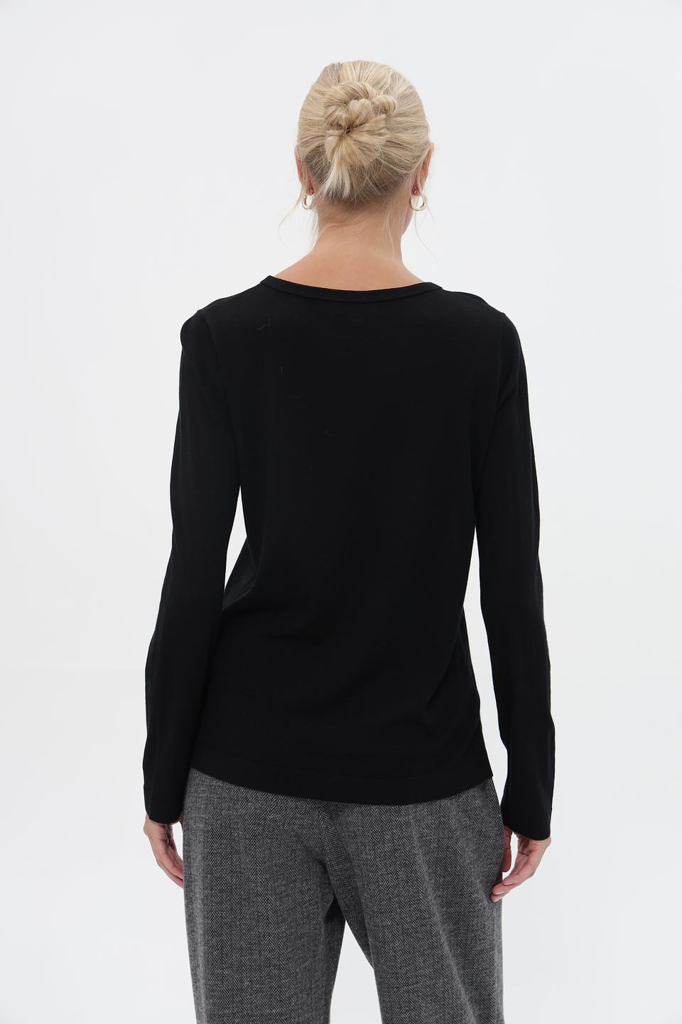 Пуловер UNQ женский черный