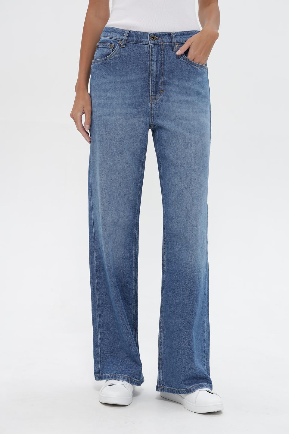 Джинсы Cinque клеш голубой