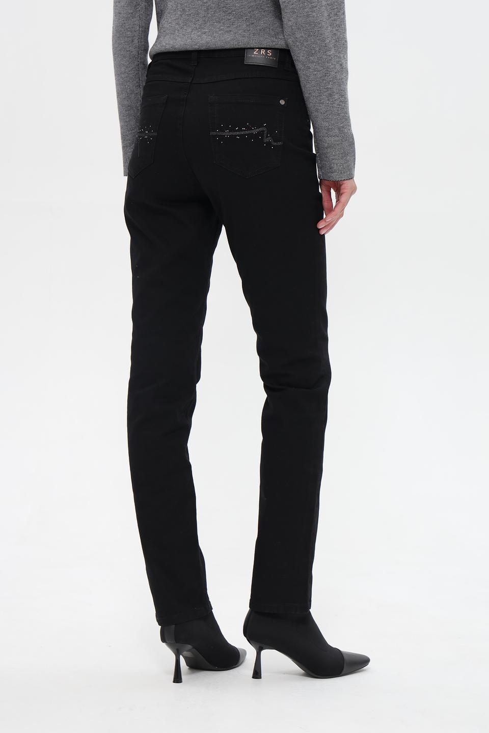 Джинсы ZRS прямые, черные