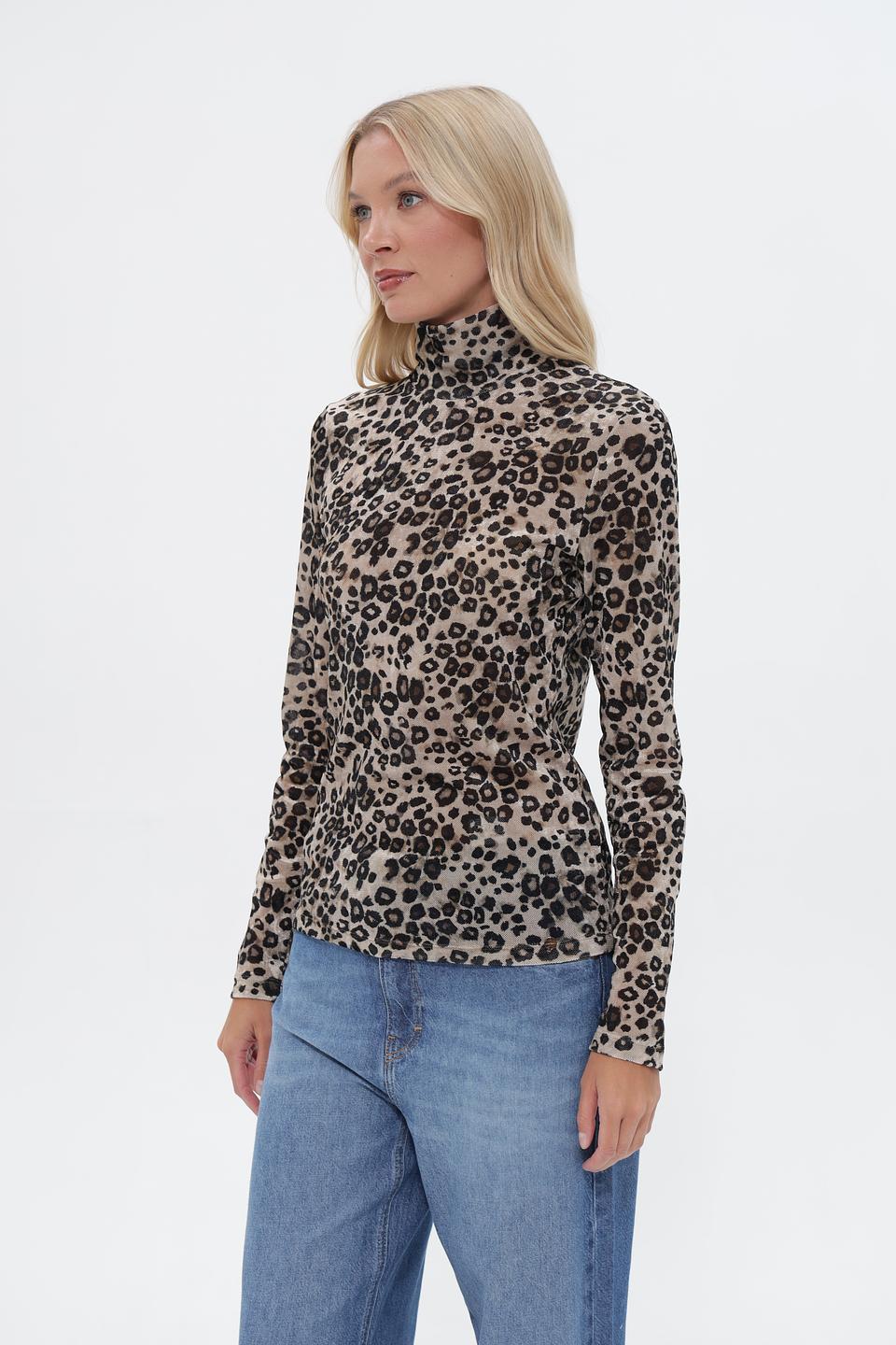 Футболка Marc Cain с леопардовым принтом