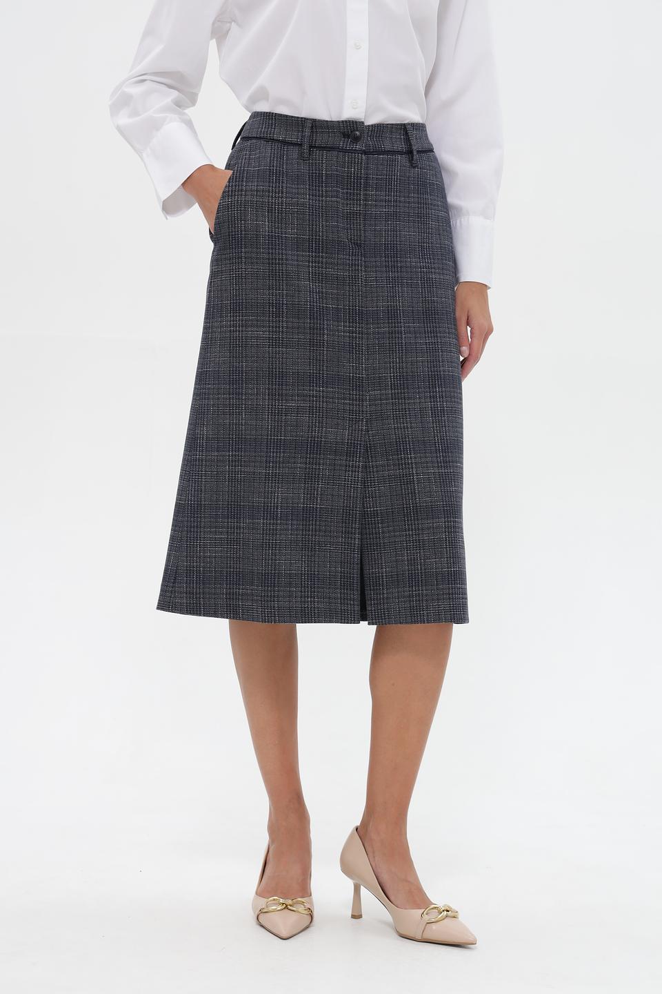 Юбка Gardeur в клетку миди