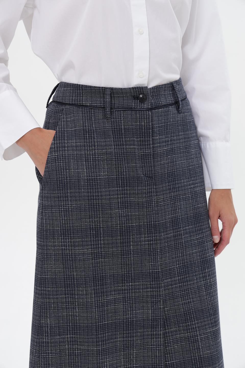 Юбка Gardeur в клетку миди